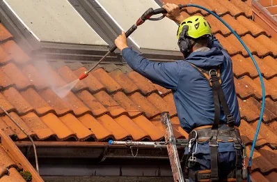 Démoussage et hydrofuge de toiture à Wagnon